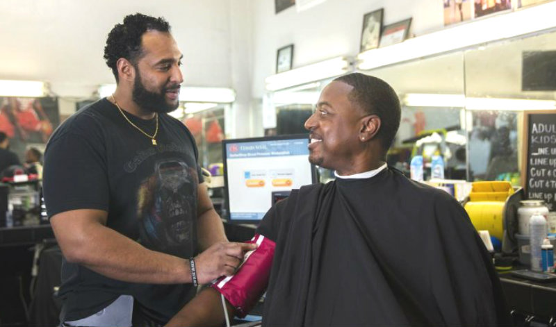 A visit to the barber to lower blood pressure?