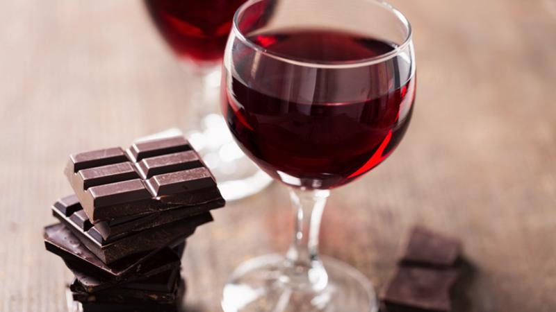 a diet of chocolate and red wine